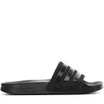 Adidas Mens Adilette Shower Slides - Black/Black - 14 M