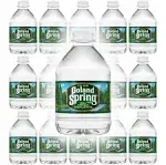 Poland Spring 100% Natural Spring Water, 8oz Bottle (Pack of 15, Total of 120 fl oz)