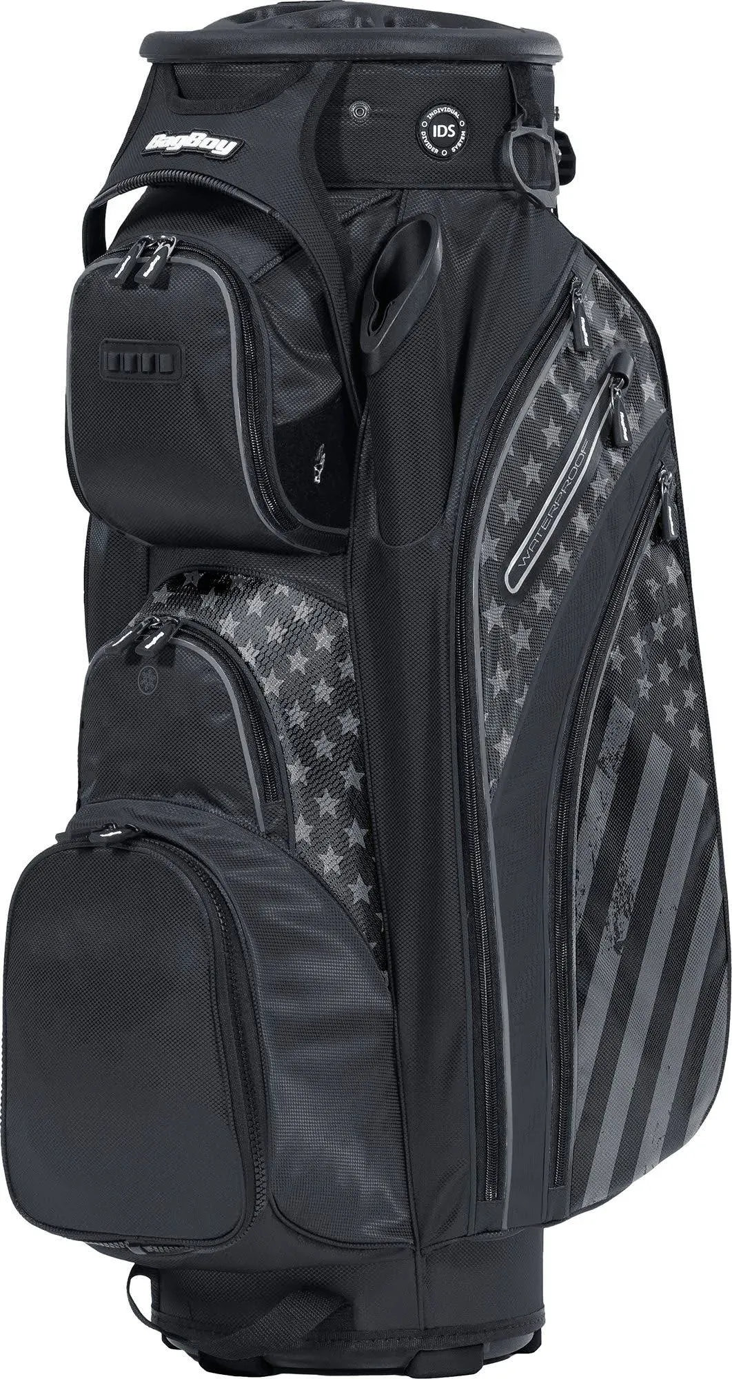 NEW Bag Boy REVOLVER XP Golf Cart Bag - Black/Stars&amp;St<wbr/>ripes