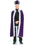 KING ROBE - CROWN SET PURPLE