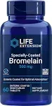 Specially-Coat<wbr/>ed Bromelain 500 Mg 60 Enteric Coated Tablets By Life Extension