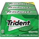 Trident Gum Sugar Free Spearmint