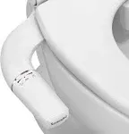 SAMODRA Bidet Attachment Ultra-Slim Toilet Seat Attachment Dual Nozzle Bidet Adjustable Water Pressure Non-Electric Ass Sprayer B0072PW