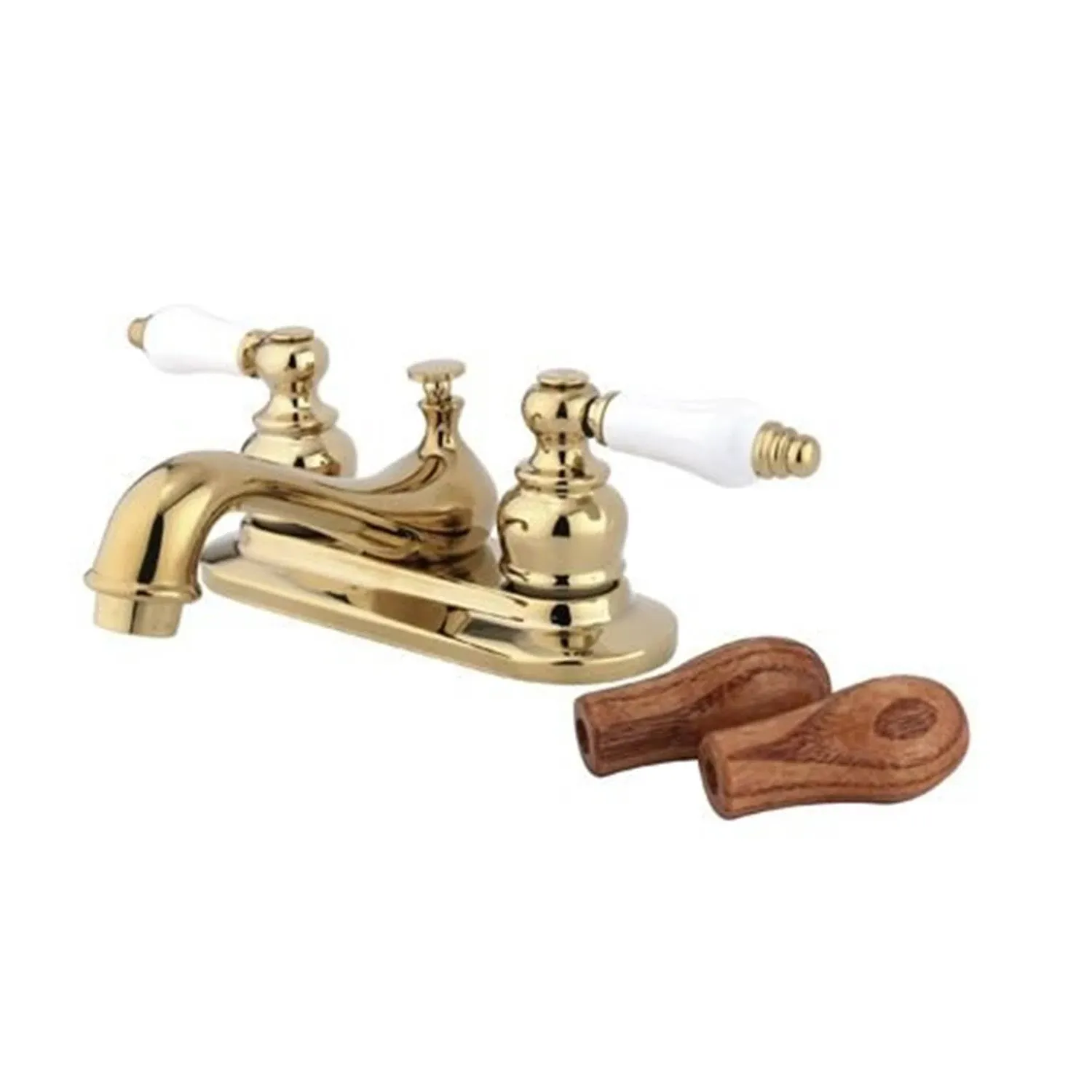 Kingston Brass GKB60.B Restoration 1.2 GPM Centerset Bathroom - Brass