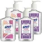 PURELL 9652-06-ECDECO Advanced Hand Sanitizer Refreshing Gel Design Series Clean Scent 8 Fl Oz Pump Bottle (Pack of 4) | Health Supply 770