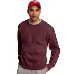 Champion Men's Powerblend Fleece Crew Maroon