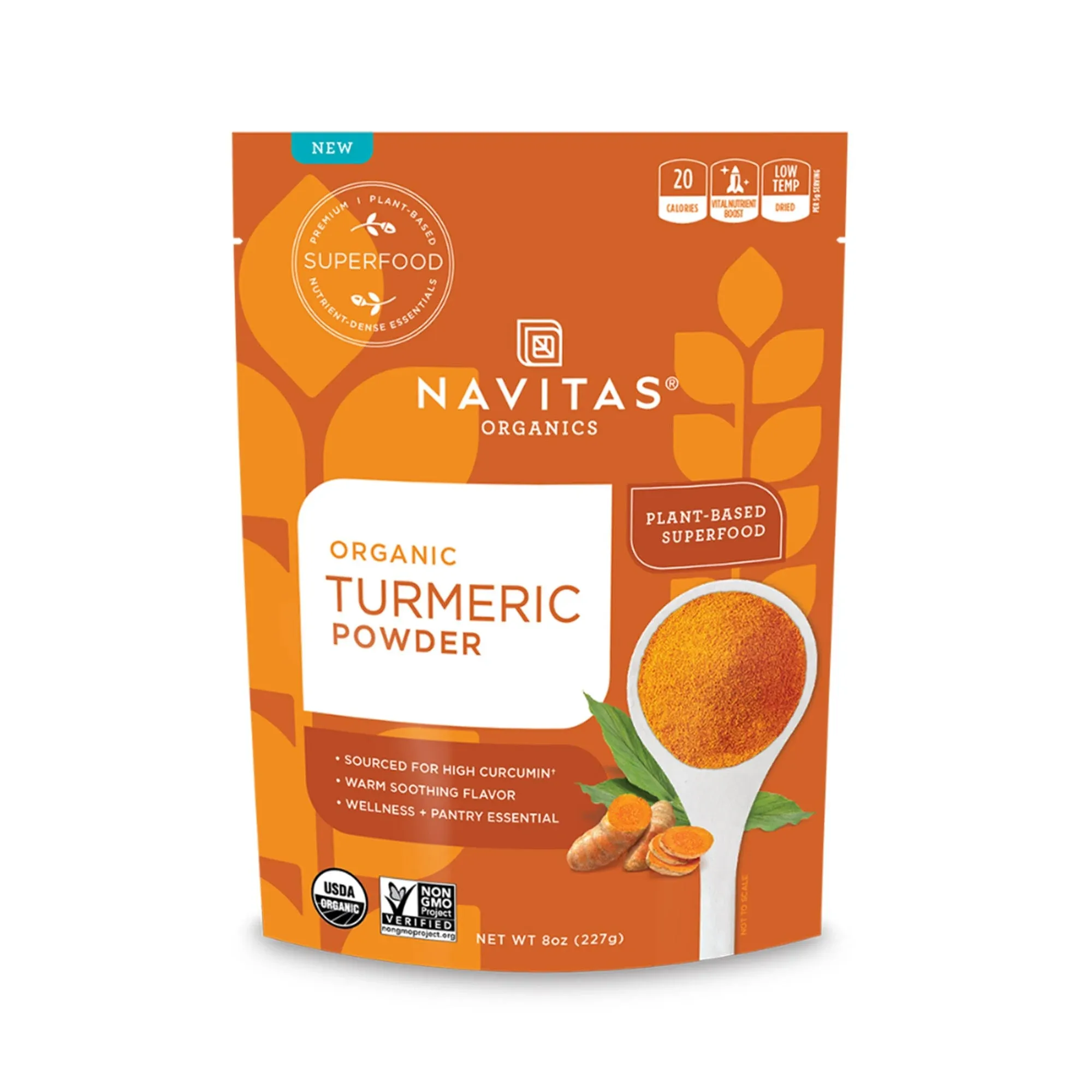 Navitas Organics Organic Turmeric Powder 8 oz