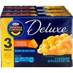 Kraft Deluxe Macaroni Cheese Dinner Original Cheddar