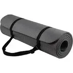 BalanceFrom 1/2-Inch Extra Thick High Density Anti-Tear Exercise Yoga Mat with Carrying Strap