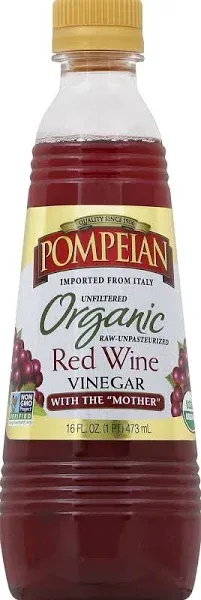 Pompeian Organic Red Wine Vinegar - 16 fl oz