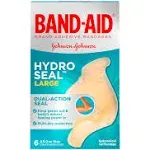 Band-Aid Hydro Seal Large Hydrocolloid Gel Bandages - 6 ct