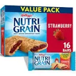 Nutri Grain Bars, Soft Baked, Strawberry, Value Pack - 16 pack, 1.3 oz bars