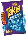 Takis Tortilla Chips, Hot Chili Pepper, Blue Heat - 9.9 oz