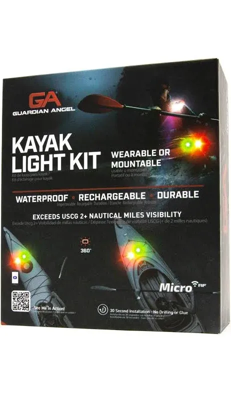 Guardian Angel KIT-KAYAK23GB Wireless Kayak LED Light Kit With Remote