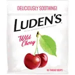 Luden's Soothing Throat Drops - Wild Cherry 90 ct