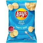 Lay's Party Size Salt & Vinegar Potato Chips 12.5oz