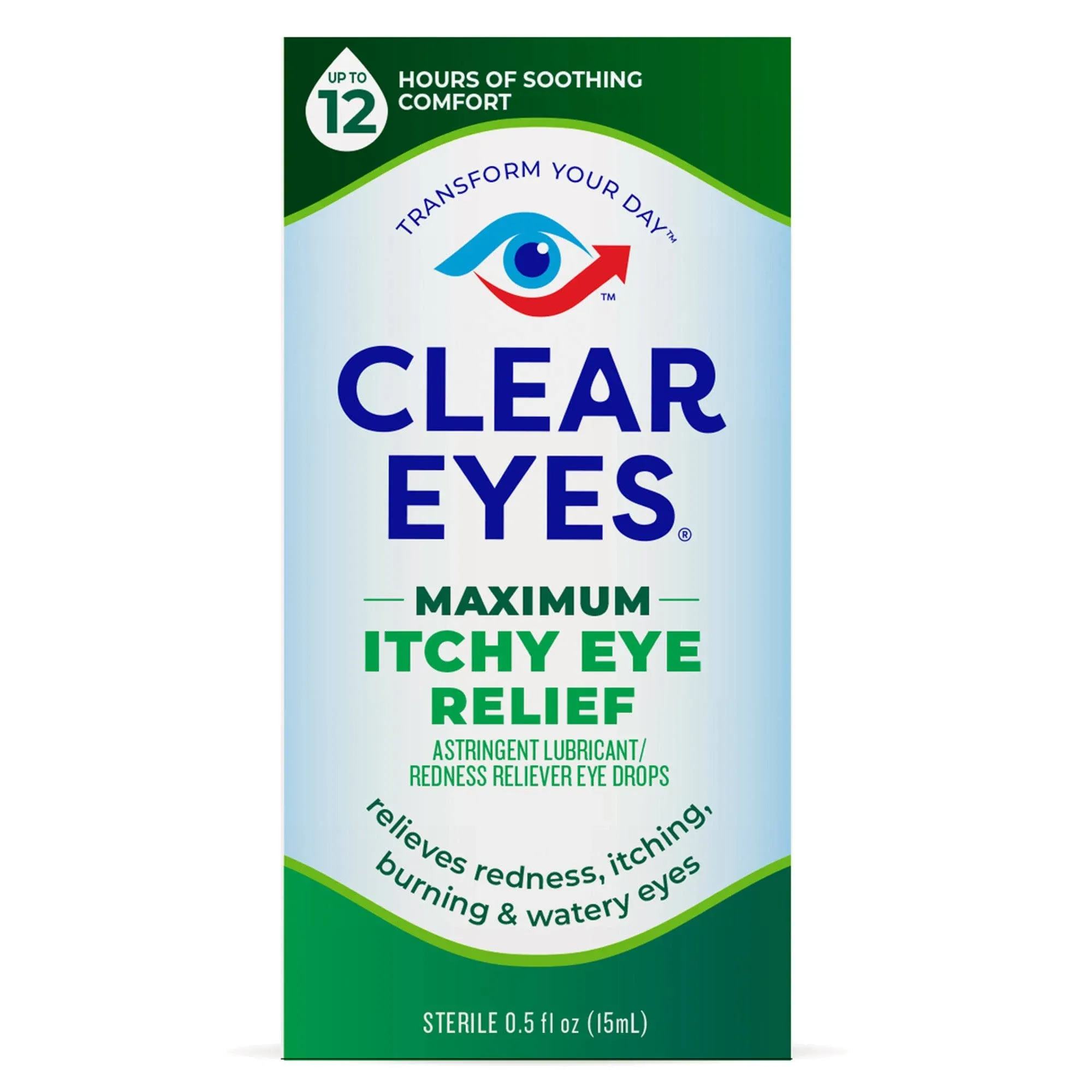 Clear Eyes Itchy Eye Relief, Maximum, Sterile - 0.5 fl oz