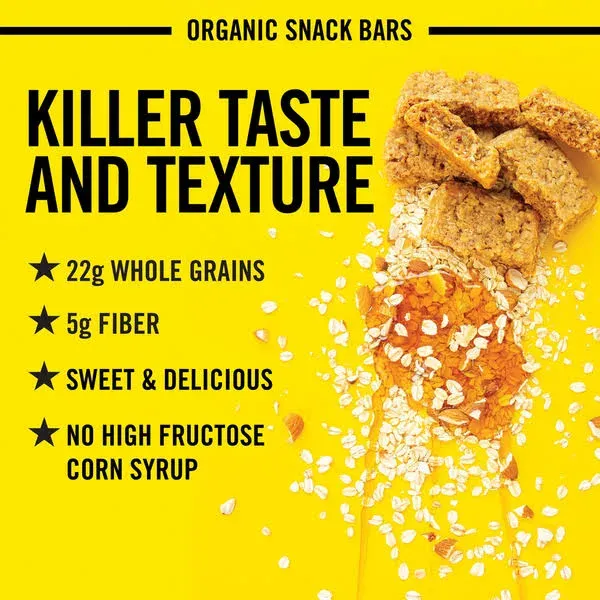 Dave's Killer Bread Organic Snack Bars, Oat-Rageous Honey Almond