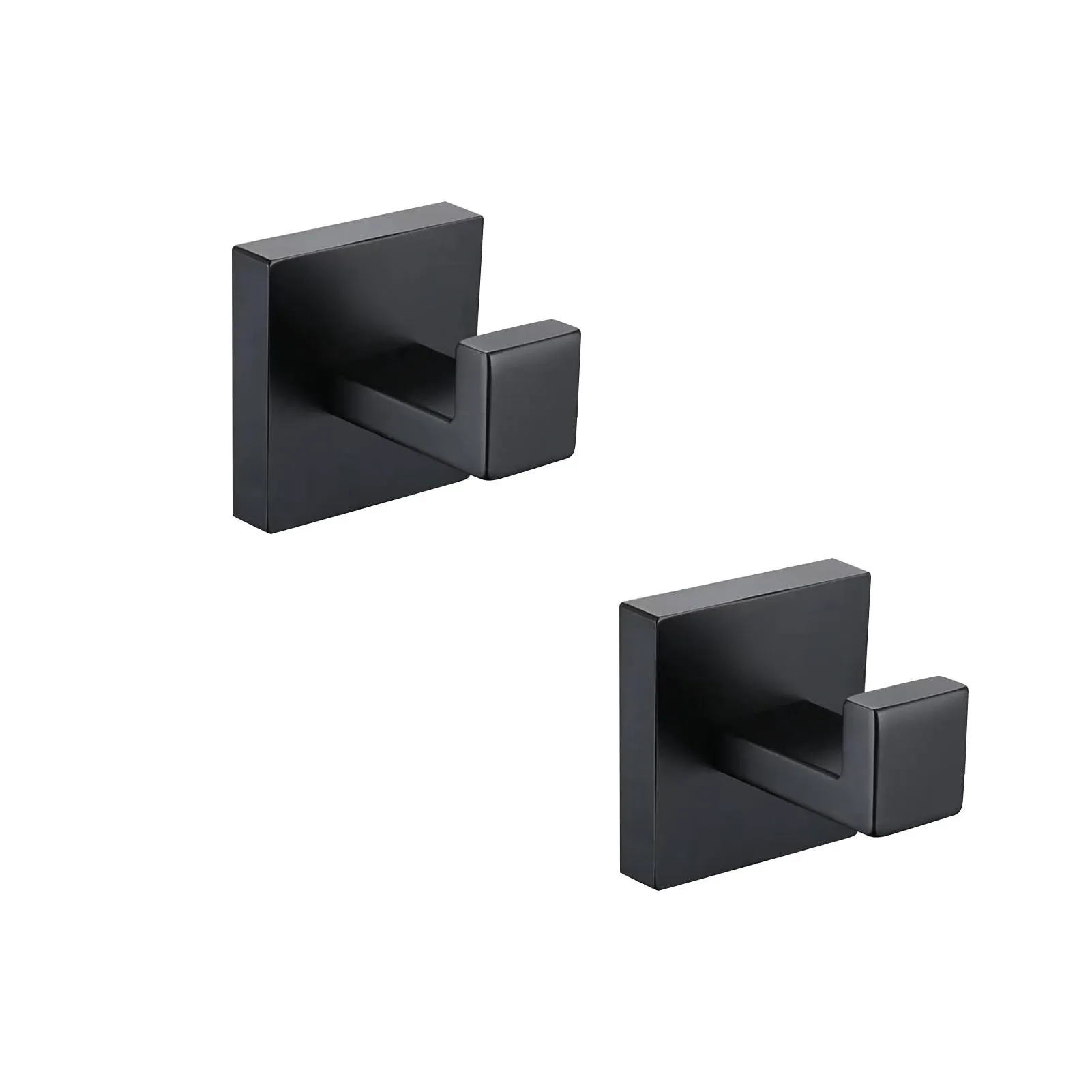 Tissue Holder Matte Black Towel Hook 2 Pack Heavy Duty Stainless Steel Robe C...