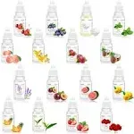 SUKVTDY Food Flavoring Oil, 16 Pack 10ml Larger Size Lip Gloss Flavoring Oil, Candy Flavoring for Candy Making Cooking & Baking, Lip BLAM Flavoring