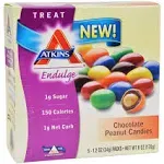 Atkins Endulge Chocolate Peanut Candies 1.20 Ounces (5 Packs)