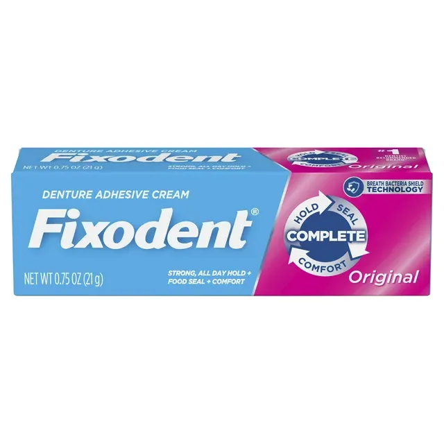 Fixodent Denture Adhesive Cream, Original - 0.75 oz tube