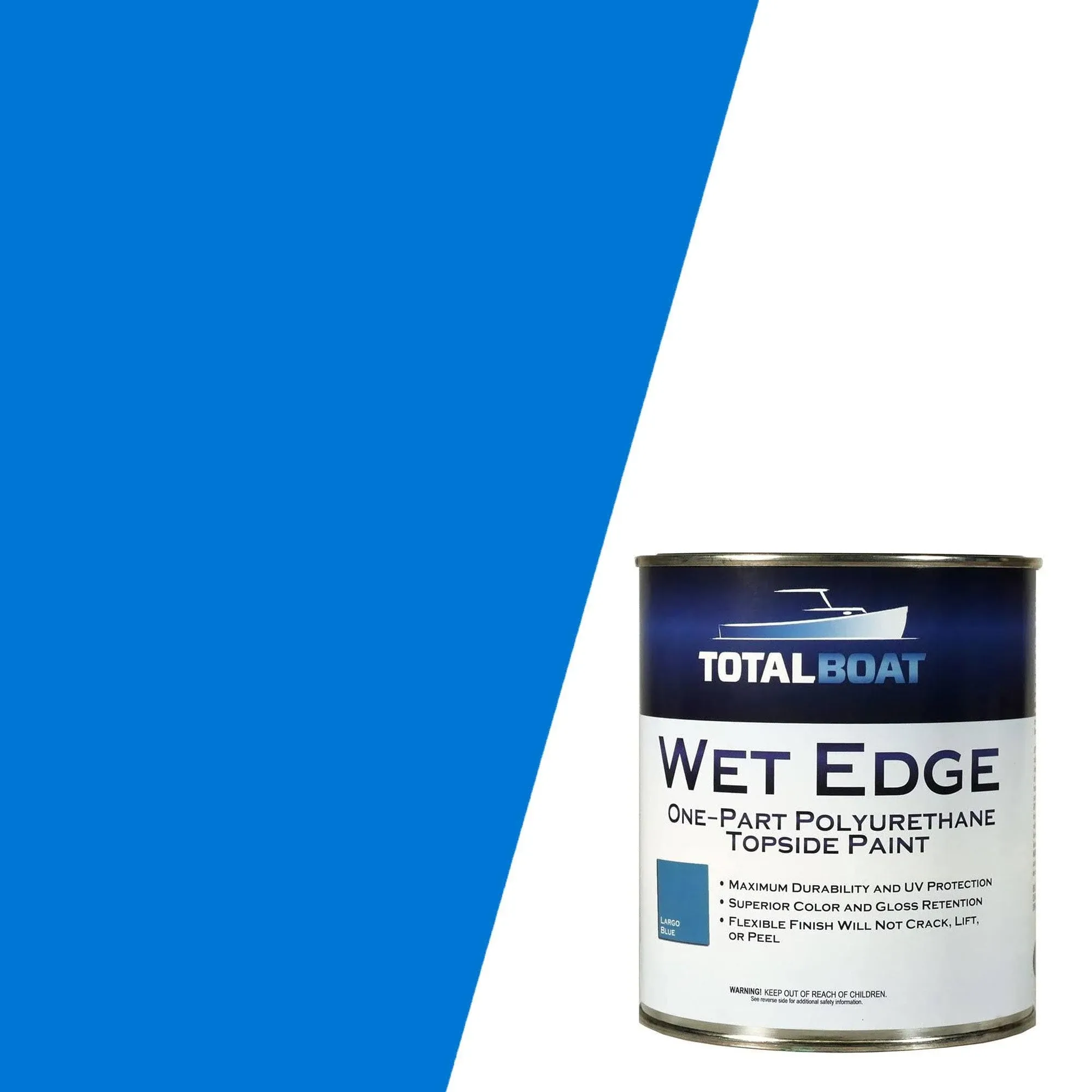 TotalBoat Wet Edge Marine Topside Paint Largo Blue Gallon