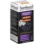 Sambucol Black Elderberry Syrup - Sambucus Elderberry Syrup, Black Elderberry Liquid, Immune Support, Elderberry Syrup for Kids and Adults, High Antioxidants, Gluten Free - Original Formula, 4 Fl Oz