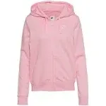 Nike Women's Sportswear Club Fleece Full-Zip Hoodie - Medium Soft Pink - Size L