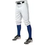 Easton Youth Rival+ Piped Knicker Baseball Pants White/Black L