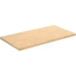 48"W x 30"D x 1-3/4" Thick Birch Butcher Block Square Edge Workbench Top