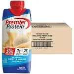 Premier 30g Protein Plus Energy and Immune Support Shakes, 11 fl oz, 18-Pack - Vanilla