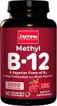 Jarrow Formulas
           Energy Methyl B-12 Chewable Tablets -- 5000 mcg - 60 Tablets
        
        
        
        
        
          
          SKU #: 790011180043
          
            Shipping Weight:
              0.12 lb
            
          
          
            Servings:
              60