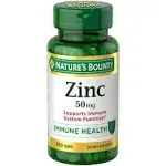 Nature's Bounty Zinc 50 mg (4.8 oz)