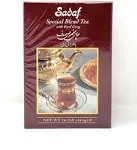 Sadaf Earl Grey Tea Loose Leaf Box 16 oz - Special Blend Earl Grey Ceylon Black Tea - Product harvested in Sri Lanka