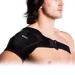 Copper Joe Compression Shoulder Brace for Women & Men - Rotator Cuff Support Brace for Shoulder Pain Relief - Copper-Infused Adjustable Shoulder Brace