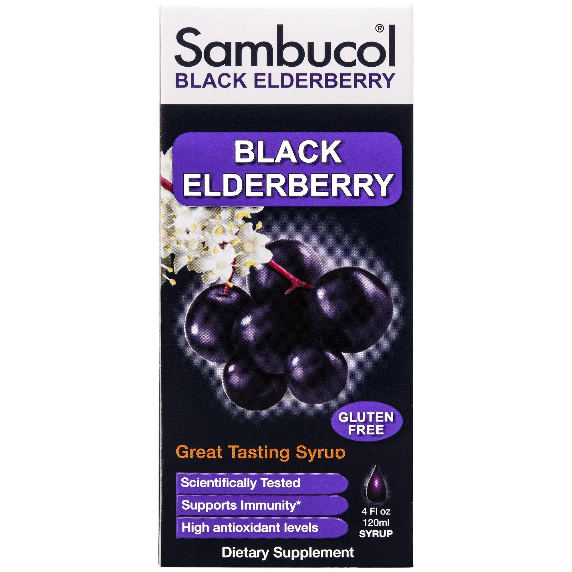 Buy Sambucol Black Elderberry Immune System Support 4 oz By Sambucol | Herbspro.com