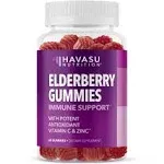 Sambucus Black Elderberry Gummies for Adults | Powerful Antioxidants Packed in Elderberry with Zinc and Vitamin C | Elderberry Vitamins with Elderberry Extract | Improves Immune Support |60 Count