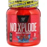 BSN N.O.-Xplode Pre-Workout Igniter, Blue Razz - 1.22 lb tub