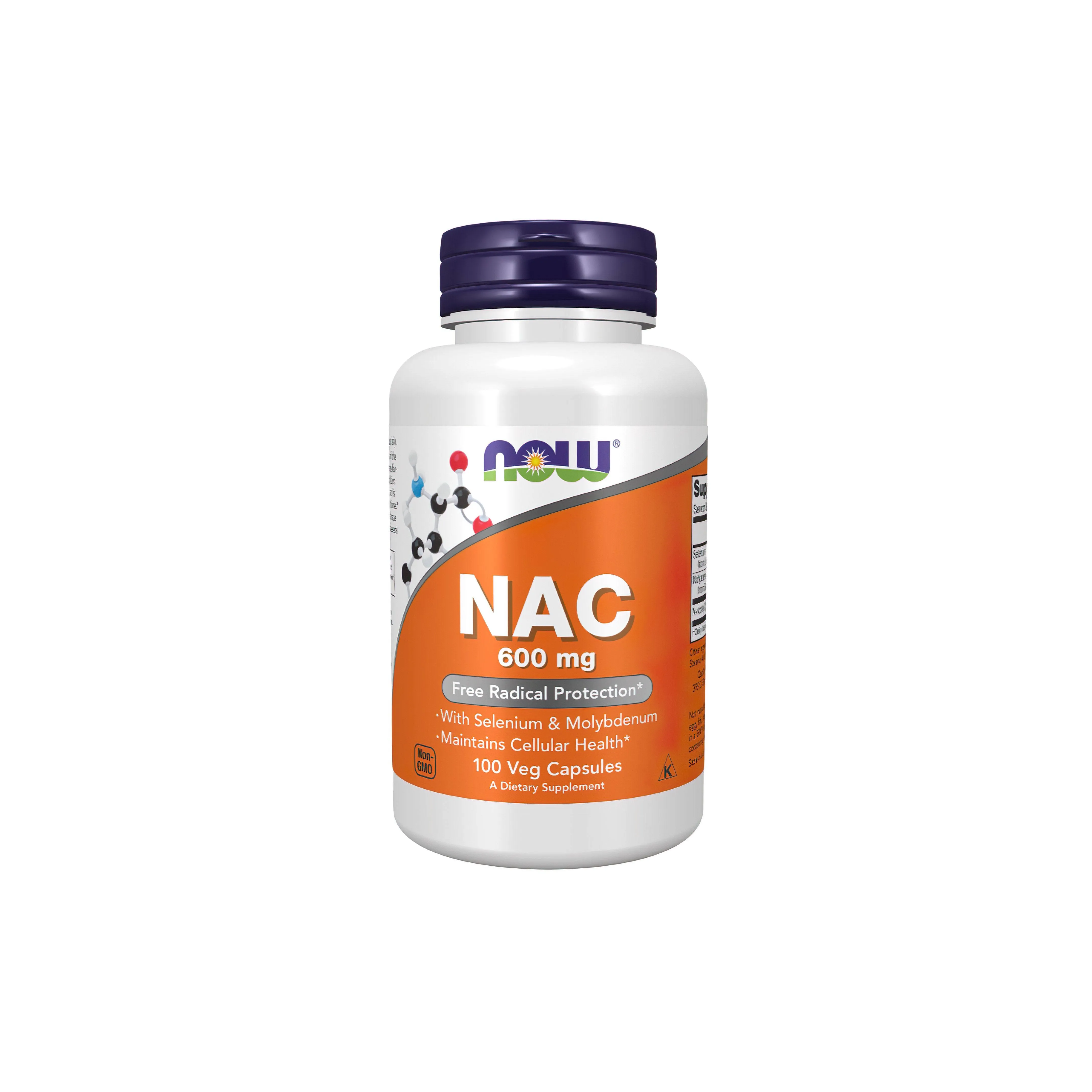 NOW Foods - NAC with Selenium & Molybdenum 600mg - 100 vcaps