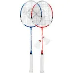 Franklin Sports 2-Player Replacement Racquet Set, Red/Blue