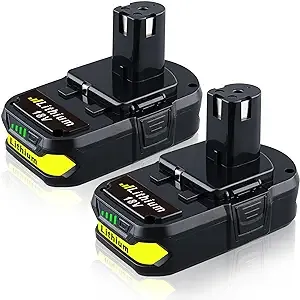 2Pack 3.6Ah For RYOBI P102 P190 18V One+ Compact Lithium Battery P107 P106 P104 P105 P109 P108 RB18L13