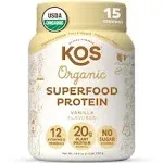 Kos Organic Plant Protein Vanilla 19.6 oz