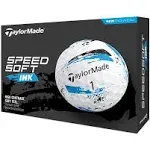 Taylormade SpeedSoft Golf Balls - Blue Ink 2024