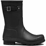 Hunter Original Short Waterproof Rain Boots Black Men&#x27;s NEW IN BOX