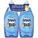 Dawn Ultra Dishwashing Liquid Dish Soap, Original Scent, 19.4 fl oz (Pack of 2)