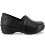 Easy Works by Easy Street Lyndee Slip Resistant Clogs - Black