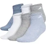 adidas Women's 6 Pack Athletic Cushioned Low Cut Socks