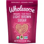 Wholesome Sweeteners Sugar Organic Light Brown 24 Oz Case Of 6