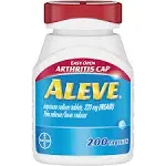 Aleve Pain Reliever/Fever Reducer, Tablets - 200 ct